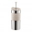 Insulated stainless steel travel mug double wall white cream 11.8oz / 35cl - Travel Mug - Bodum