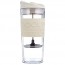 Insulated plastic travel mug double wall white cream 15.2oz / 45cl - Travel Press - Bodum