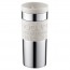 Travel mug double wall stainless steel 11.8oz / 35cl white creme - Travel Mug - Bodum