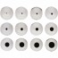 Batch of 12 indented pastry tubes round plain - Inox - Pastry tube - Paderno