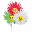 Ice cream decorations chenille sun 6 " / 15 cm assorted wood - Decoration - AZ boutique