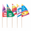 Ice cream decorations surf sail 11" / 18 cm assorted wood - Decoration - AZ boutique