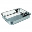 Stainless steel roasting pan 40x28cm with folded handles - Ibili - Ibili