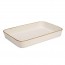 Porcelain rectangular white gratin dish 14 x 9 x 2 " / 35.5 x 24.5 x 5 cm - Brisbane - Cosy & Trendy