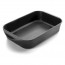 Rectangular gratin dish strong induction die-cast aluminium 13 x 11 x 3 " / 34 x 28 x 8 cm - Lacor
