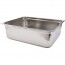 Stainless steel gastronorm container GN 2/1 53x 65 x20 cm 20.8" x 25.5" x 7.8" - Lacor