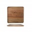 Rectangular acacia wooden serving tray 10 x 10 x 0.4" / 26 x 26 x 1.6 cm - senegal - cosy & trendy