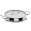 Round paella pan Ø 45cm with lid - induction stainless steel 18/10 - Chef Classic - Lacor