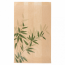 Hamburger anti-grease parchment wrapper 6x3x9" (14x7x22cm) green leaves patterns - Set of 500 - Feel Green - AZ Boutique