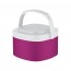 Insulated food flask 35cl / 12oz pink - Stack N Lock - Thermos