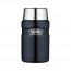 Stainless steel insulated food flask 71cl / 24oz blue - King - Thermos
