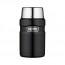 Stainless steel insulated food flask 71cl / 24oz matte black - King - Thermos