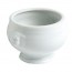 Porcelain soup bowl white 0.56qt - Tête de lion - Cosy & Trendy