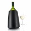 Black plastic wine cooler bucket - Elegant Cooler - Vacuvin
