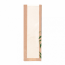 Brown kraft round bread wrapper 32g/m² 10x4x15" (26x10x38cm) green leaves patterns - Set of 125 - Feel Green - AZ Boutique