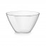 Round transparent glass salad bowl 6.7" / 17 cm - basic - bormioli rocco