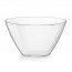 Round transparent glass salad bowl 10" / 26 cm - basic - bormioli rocco