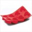 Flexible silicone mold - 8 hearts - Paderno