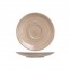 Sandstone beige and brown saucer 7" / 17cm - Set of 6 - Turbolino - Cosy & Trendy