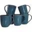 Ceramic coffee cup 14,5oz / 43cl blue - Set of 6 - Matera - Leonardo