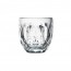 Transparent glass expresso cup facets pattern 3 oz / 10 cl - Set of 6 - Troquet - La Rochère