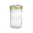 Glass terrine jar 35oz / 1000g with 100mm screw lid - familia wiss - le parfait