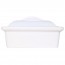 White rectandular terrine pâté with lid 20x12.5cm - Cosy & Trendy