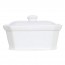 White rectandular terrine pâté with lid 120X14cm - Cosy & Trendy