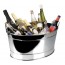 Large oval Champagne bowl - 18/10 stainless steel - 43 x 30 x 20 cm - Lacor