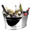 Vasque à champagne / bassine ovale en inox 18/10 -  53 x 38 x 25 cm - Lacor