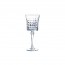 Verre à vin 19cl en verre krysta transparent - Lot de 6 - Lady Diamond - Eclat Cristal d'Arques