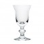 Stem white wine glass 4 oz / 11 cl blown mouth glass bell shape - Set of 6 - Amitiés - La Rochère