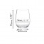 O WINE Viognier/Chardonnay glass 10.8oz / 32cl Riedel
