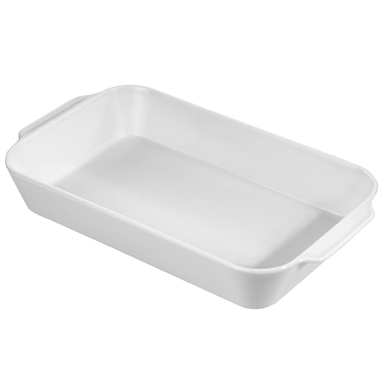 Plat à gâteau en porcelaine blanche 33 cm - Aerts