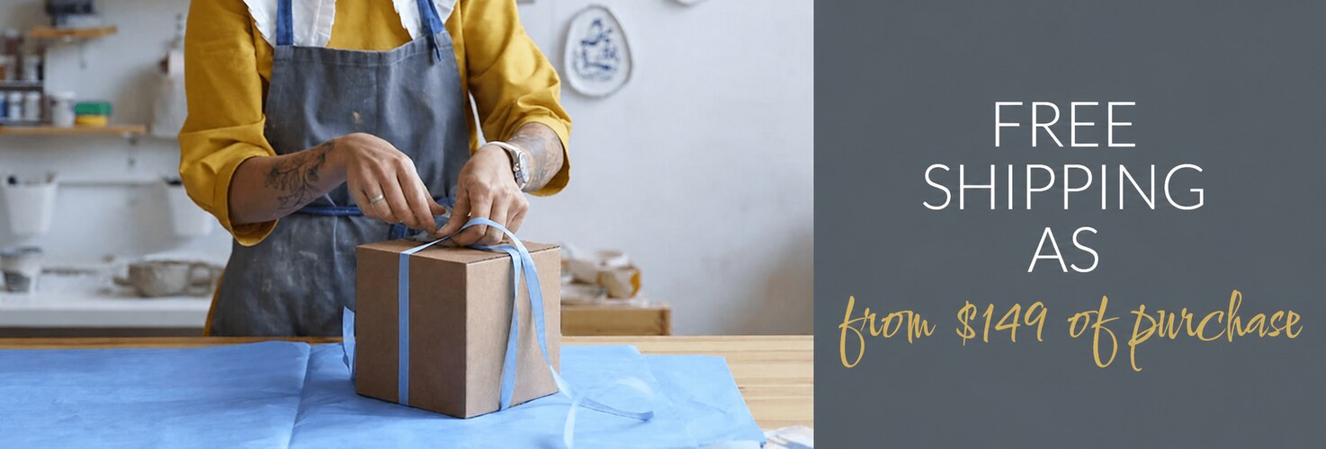 FREE SHIPPING as from $149 of purchase
